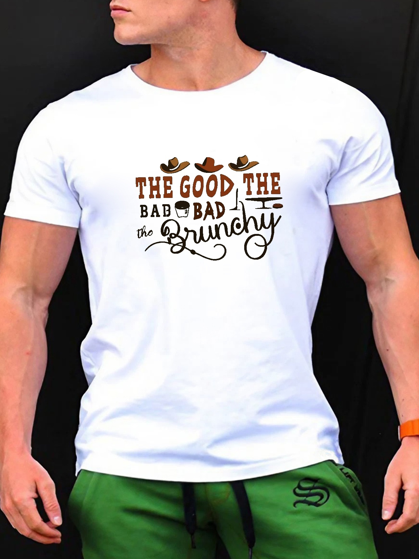 the bad the lettres casual crew Temu France