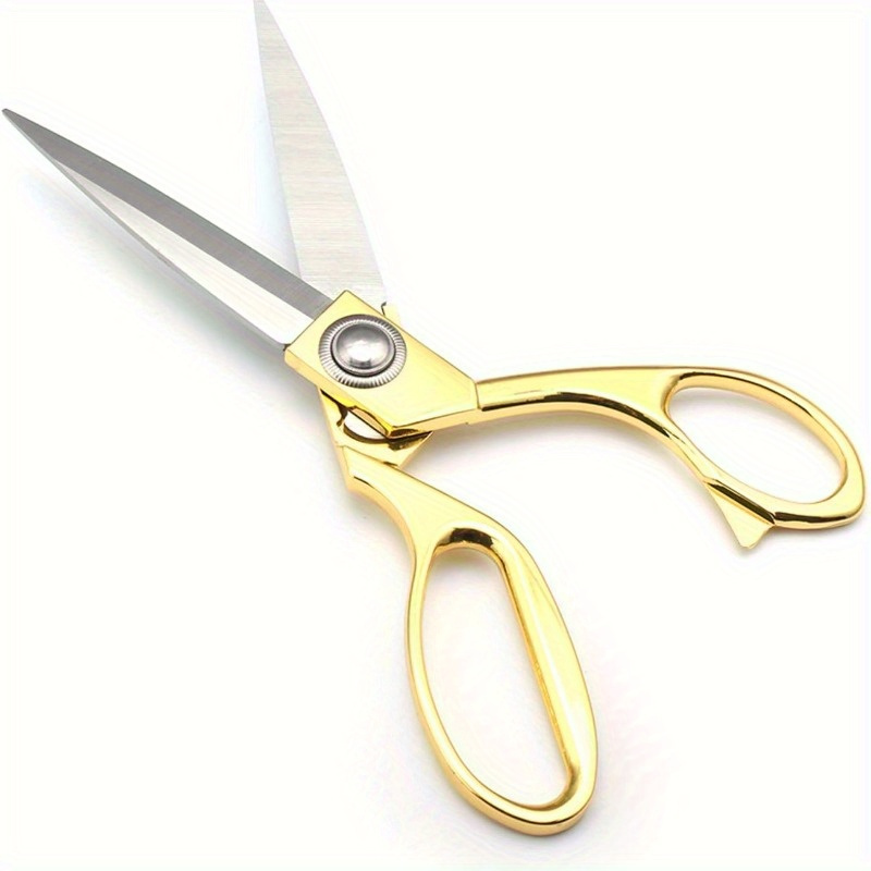 Retro Gold Transparent Acrylic Handle Kitchen Scissors Multifunctional  Sharp Food Scissors - Tailor's Scissors - AliExpress