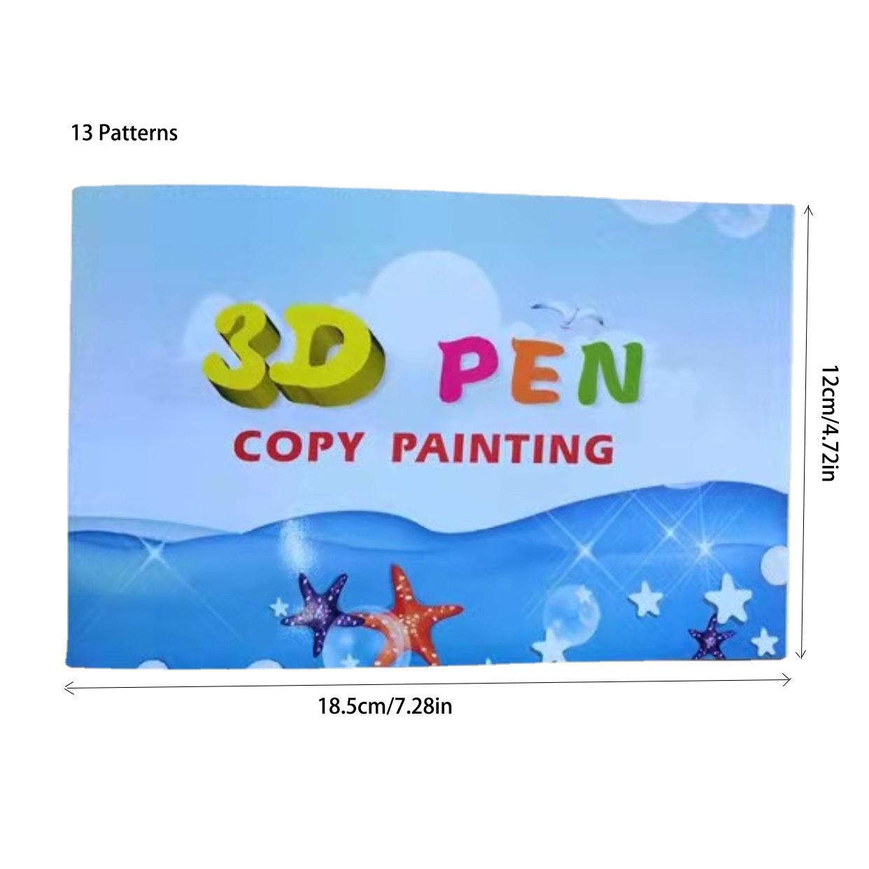3d Printing Pen Drawing Book Reusable Colorful 13/22/40 - Temu