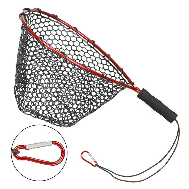 Mini Fishing Net Single Section Aluminum Alloy Short Handle - Temu
