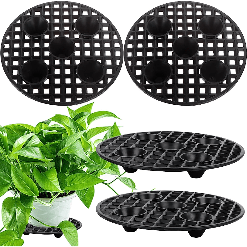 

4/6pcs Plant Pot Elevator 8 Inch/20cm Plant Risers For Pots Indoor Outdoor Heavy Duty Plant Stands Level Pot Elevator For Prevent Rot And Damage To The Floor