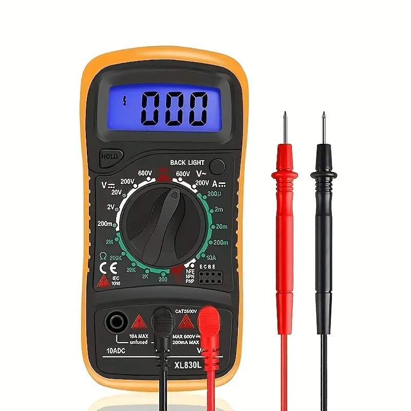 Multimètre numérique, pour la mesure de courant CA/CC, tension CA/CC,  résistance