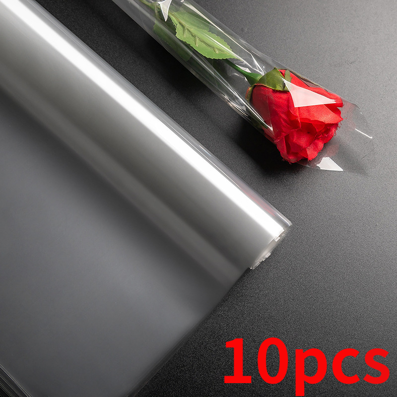 flower wrapping plastic paper