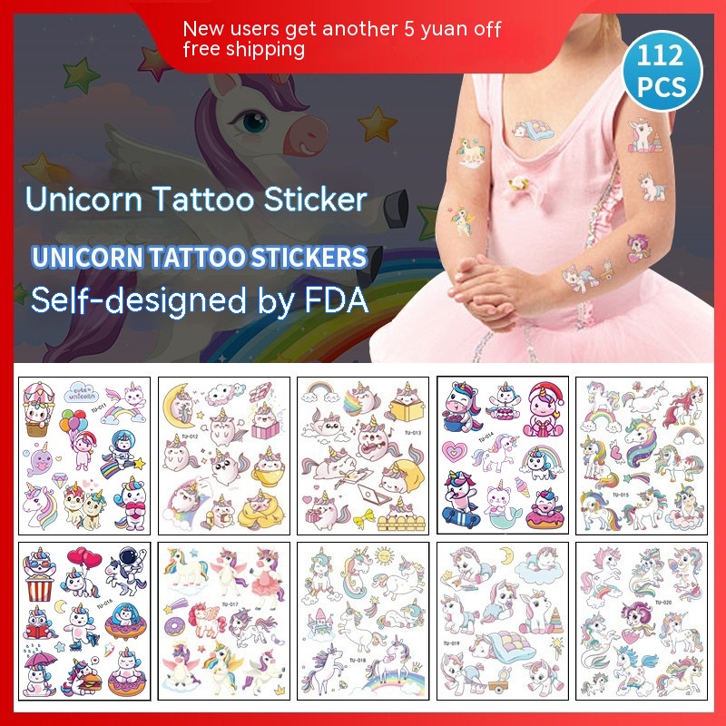 10pcs Pegatinas Tatuajes Dibujos Animados Niños Pegatinas - Temu Chile