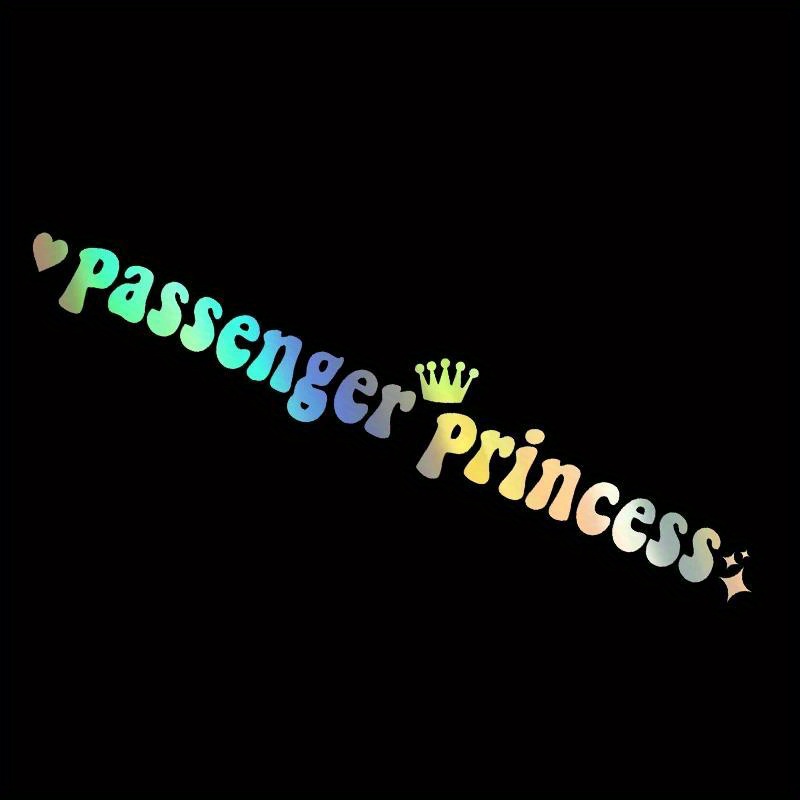 Passenger Princess Car Stickers Funny Creative Stickers Car - Temu