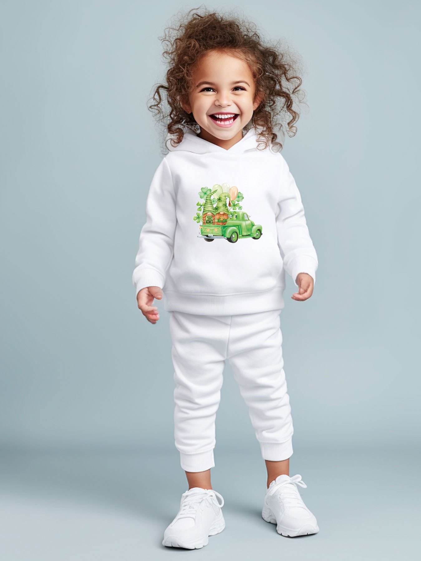 2 stuks gnome truck print outfits meisjes veelzijdige sets - Temu Belgium, image size:800x1067