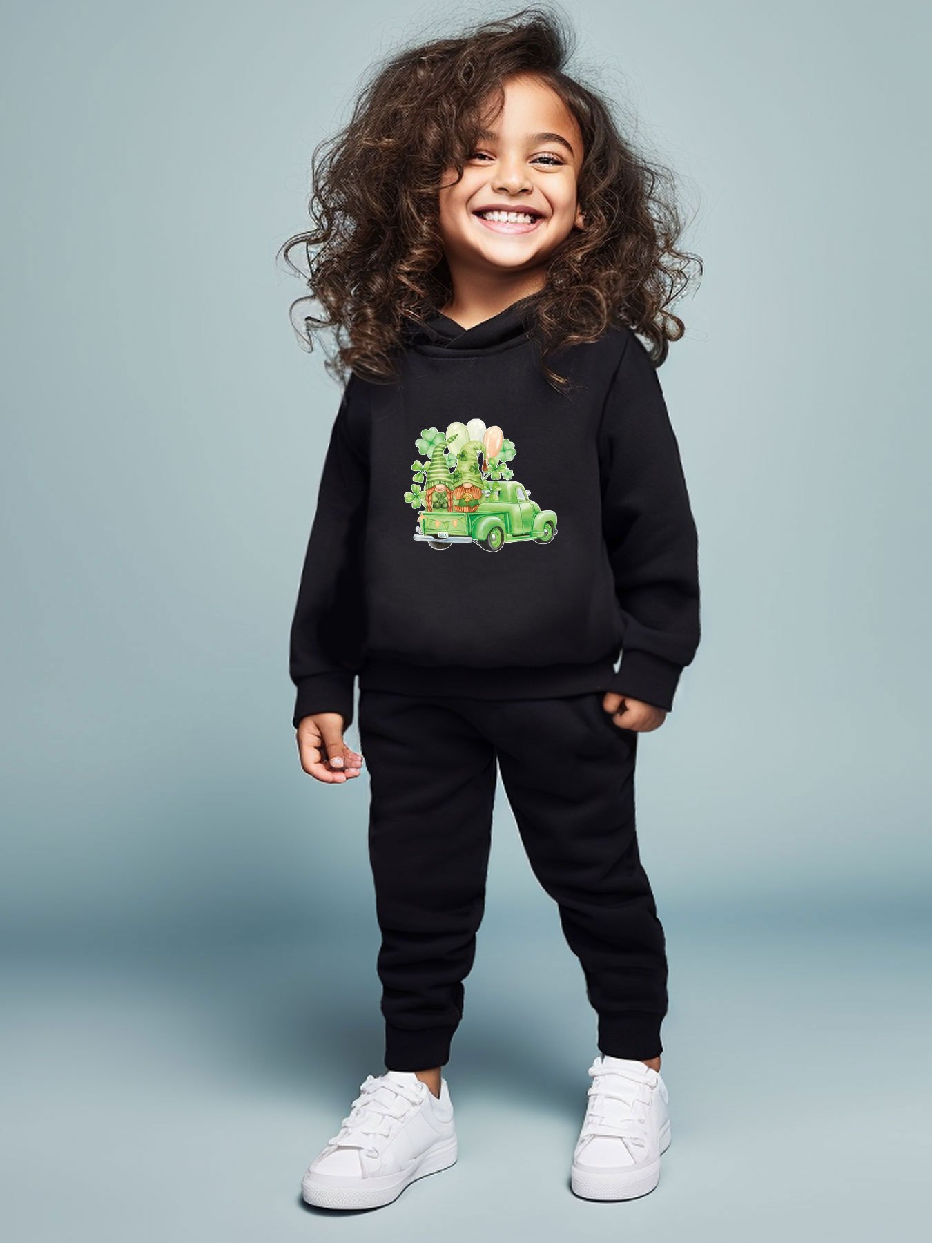 2 stuks gnome truck print outfits meisjes veelzijdige sets - Temu Belgium, image size:800x1067