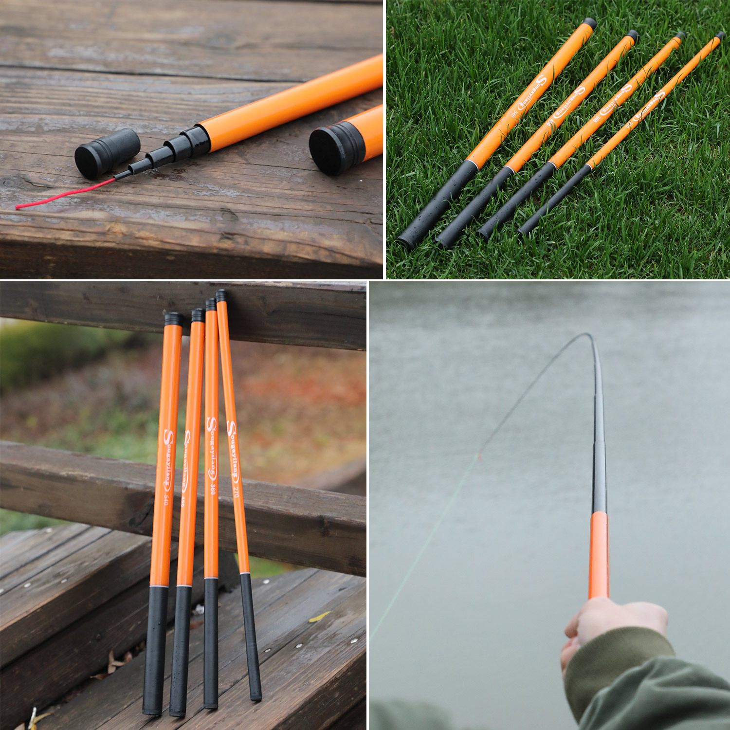 SOUGAYILANG Fishing Rod Green Fishing Pole 2.7/3.6/4.5/5.4M Portable  Telescopic Carbon Fiber Fishing Rod Hand Rods - buy SOUGAYILANG Fishing Rod Green  Fishing Pole 2.7/3.6/4.5/5.4M Portable Telescopic Carbon Fiber Fishing Rod  Hand Rods