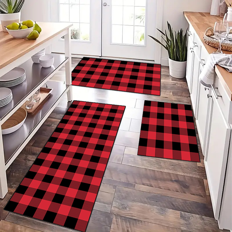 Buffalo Checkered Runner Rug Extra Long Indoor Outdoor - Temu