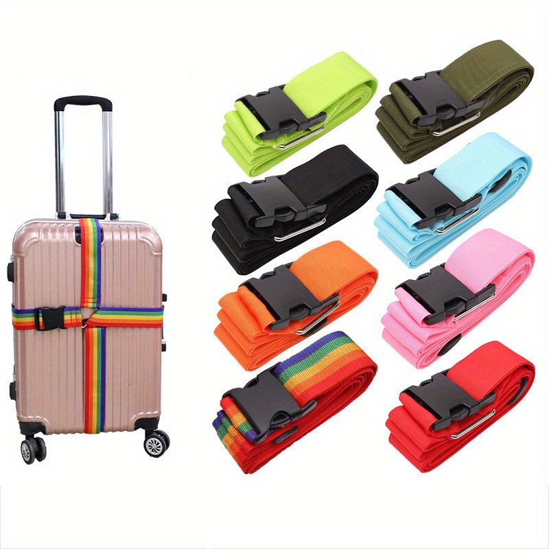 Adjustable Luggage Strap Travel Essential Accessories - Temu