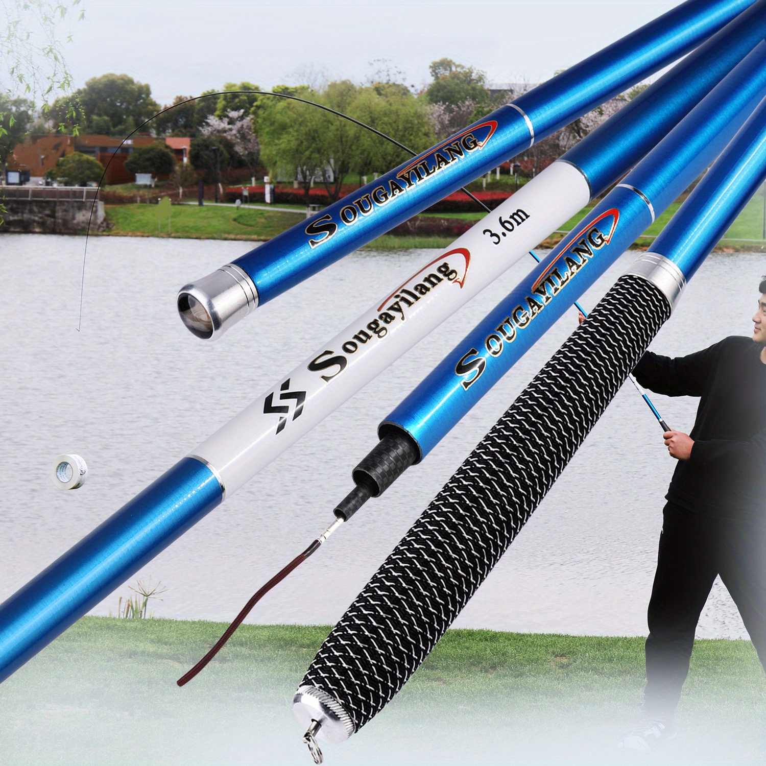 Telescopic Fishing Rod Carbon Fiber Fishing Rod Suitable - Temu