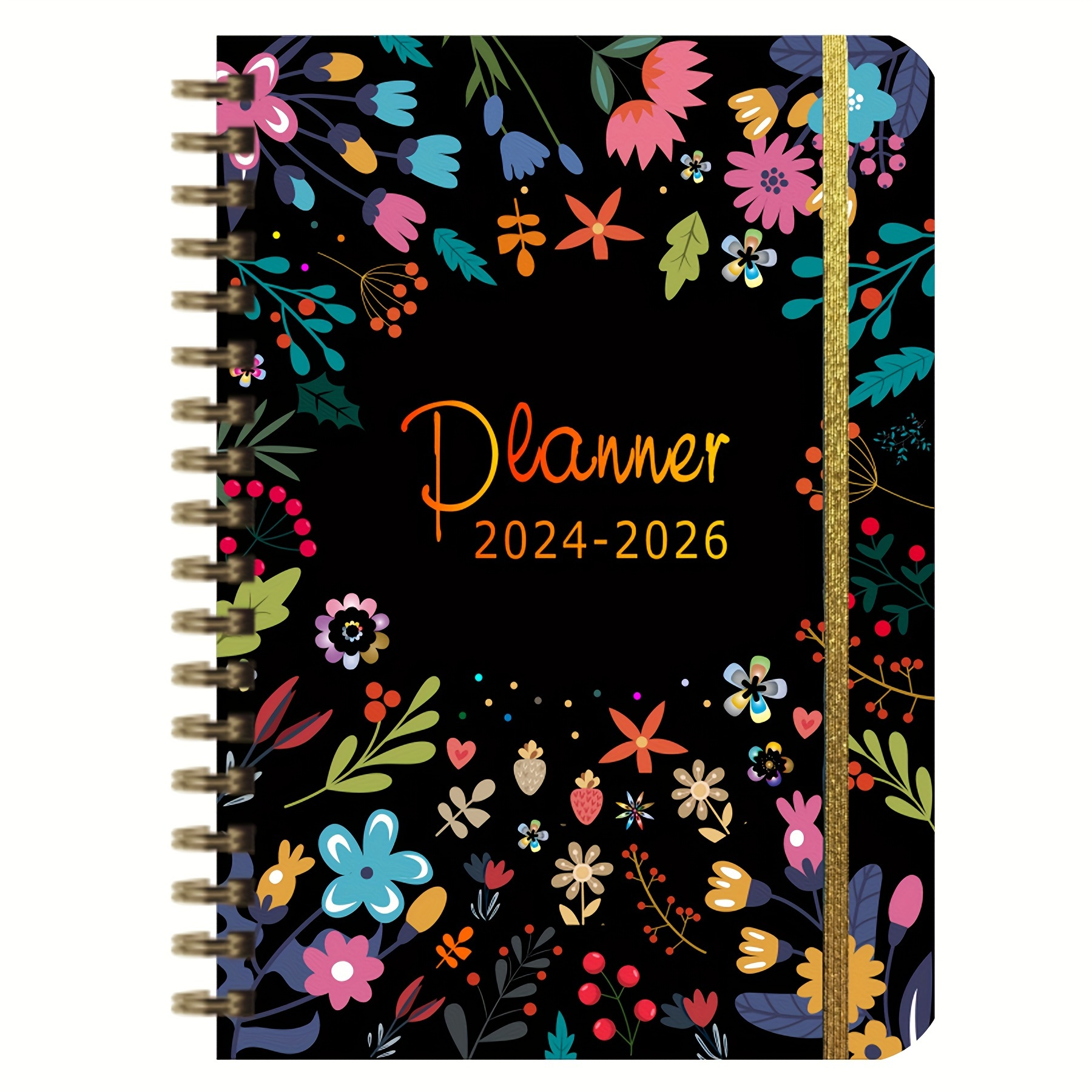2024 Planner - Weekly and Monthly Planner Spiral Bound, Jan 2024 - Dec  2024, A5 (6.7 x 8.6), Planner 2024 with Tabs, Inner Pocket, Helps To Keep