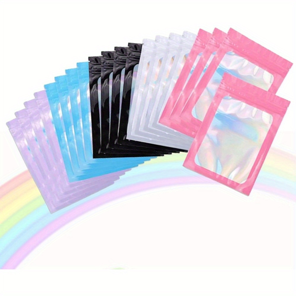100 Pack Clear Plastic Bags for Jewelry, Earrings, Necklaces, Mini  Resealable Bags for Small Business (4.4 x 4.4 In)