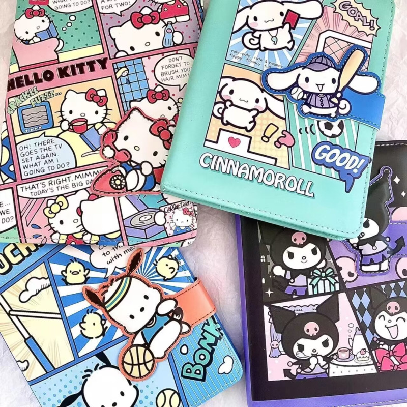 24-page Cartoon Sanrio Sticker Handbook Notebook Notes Decorative