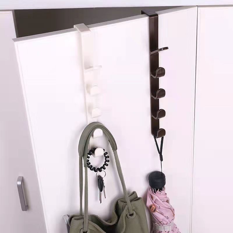 Bedroom Door Hanger Clothes Hanging Rack Door Hook Plastic - Temu
