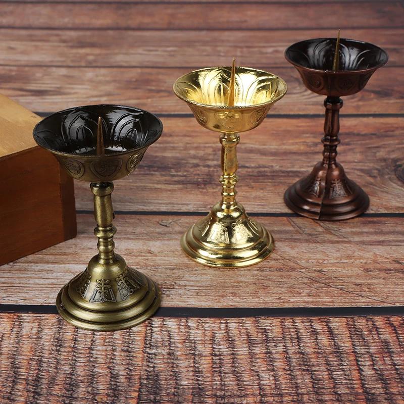 3pcs Set Taper Candlestick Holders Metal Candle Holders Table