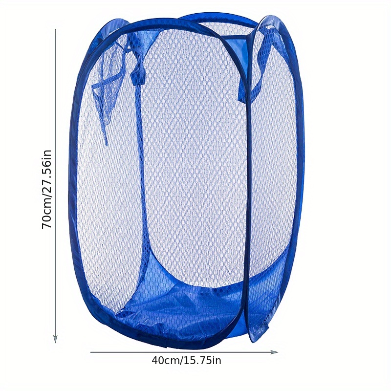 TEMU 1 ensemble Panier à Linge Pliable et Portable, Panier à Linge Respirant, Panier de Rangement pour Vêtements Retailers Pliable, Panier de