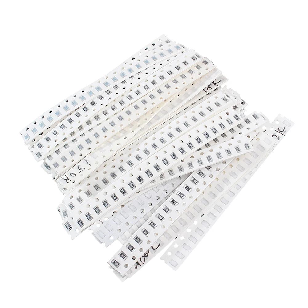 

660pcs 1206 Smd Resistor Kit 1% 1 Ohm~1m New Chip Resistance Assorted Set, 1206 Diy Resistencias Electronica