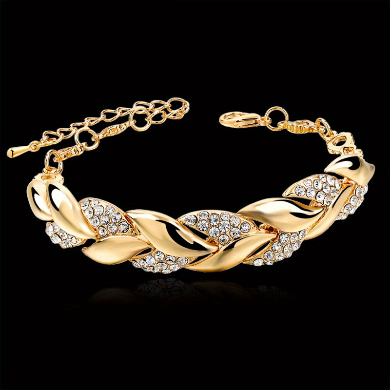 Acheter Double chaîne trèfle à quatre feuilles Bracelet en acier titane  pour femmes Bracelet en or nouveau Design mode tendance Bracelet de luxe  bijoux accessoires cadeau