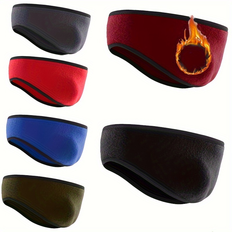 Winter Fleece Ear Warmers Muffs Headband For Men Women Kids Ski