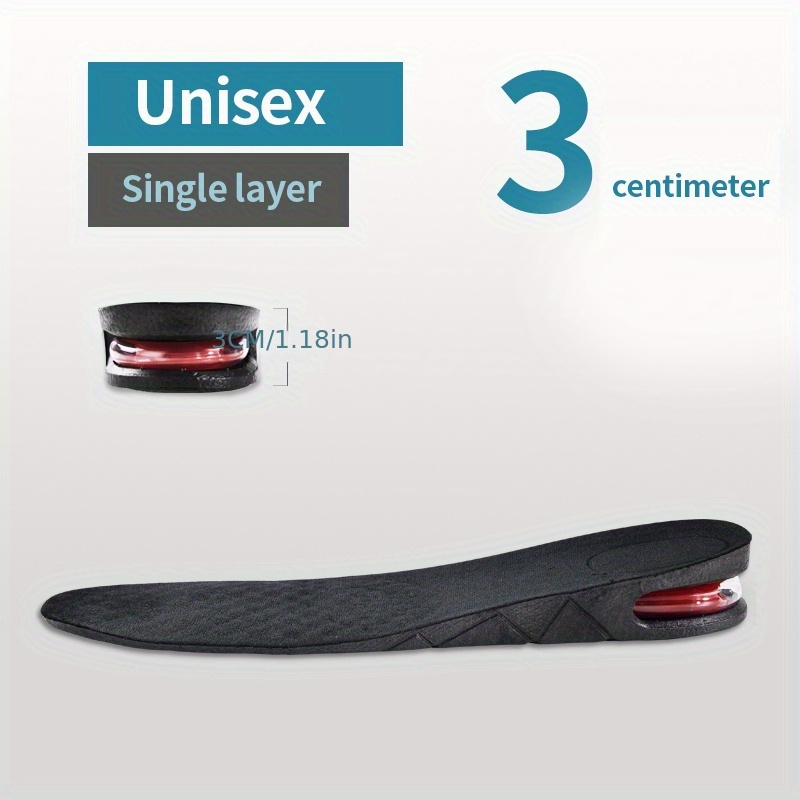 Invisible Height Increase Insole Cushion Height Lift - Temu