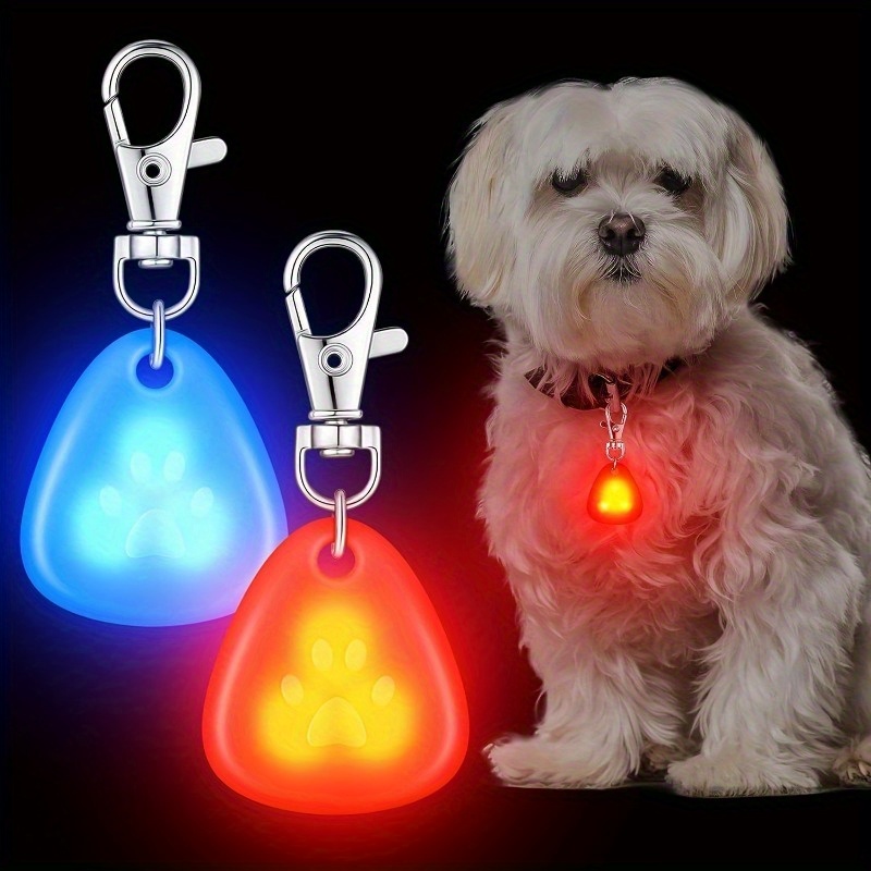 Collar de perro con luz, collar de perro LED recargable por USB, que brilla  en la oscuridad, collar reflectante de seguridad que brilla para pasear al