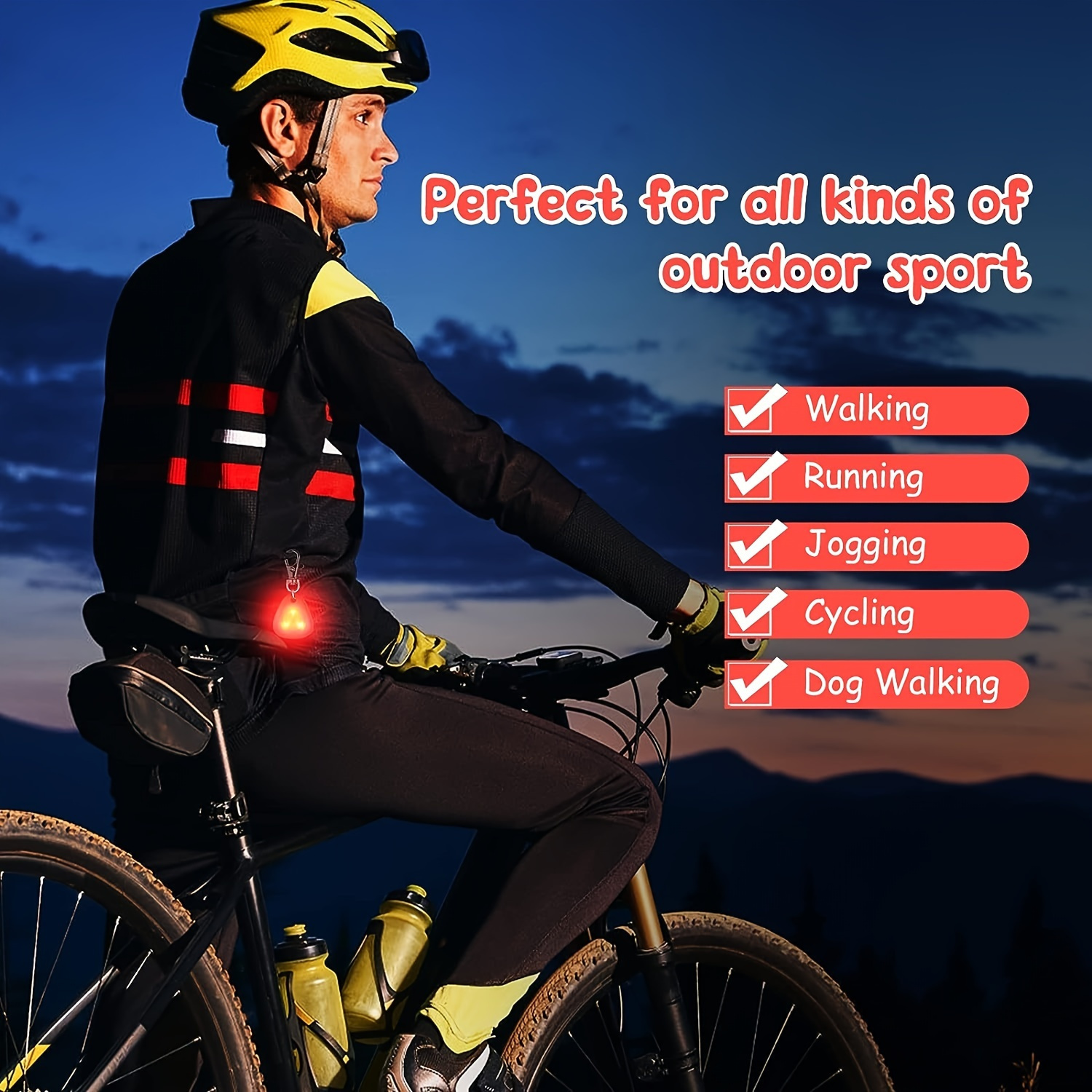 1pc led pet pendant collar   collar light silicone safety pendant for night safety walking battery included Product details 1