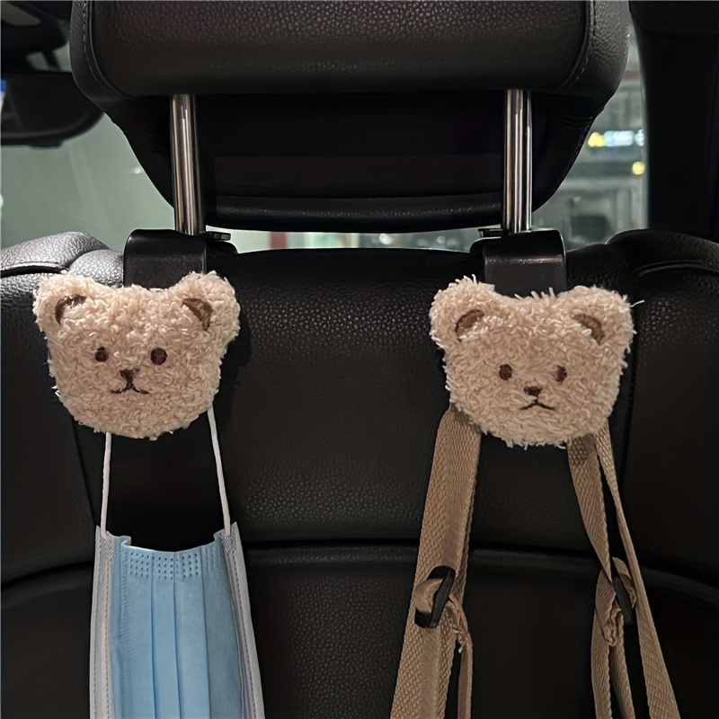 

2pcs Crochet de Voiture Cartoon Mignon, Crochet Décoratif Multifonctionnel Créatif, Crochet de Rangement pour Siège de Voiture