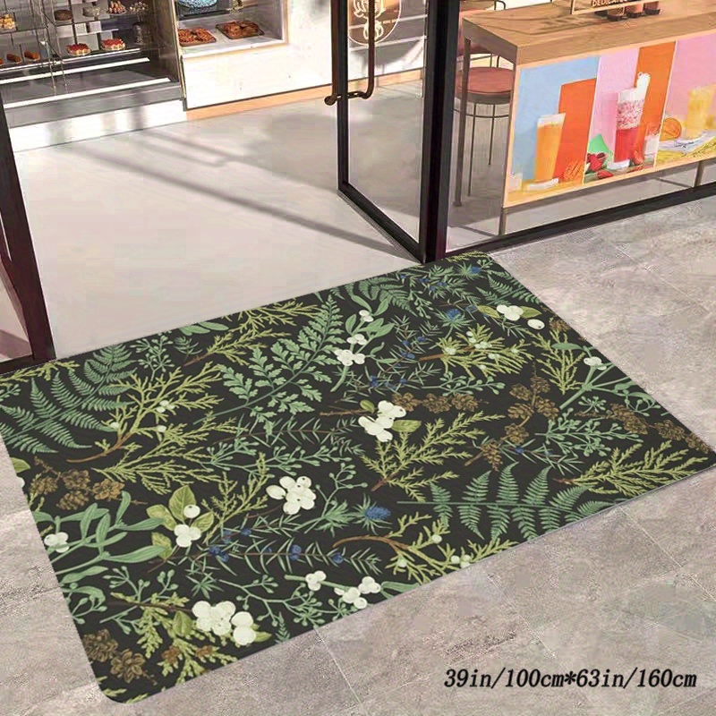 Memory Foam Kitchen Mat Magnolia And Sage Print Carpet - Temu
