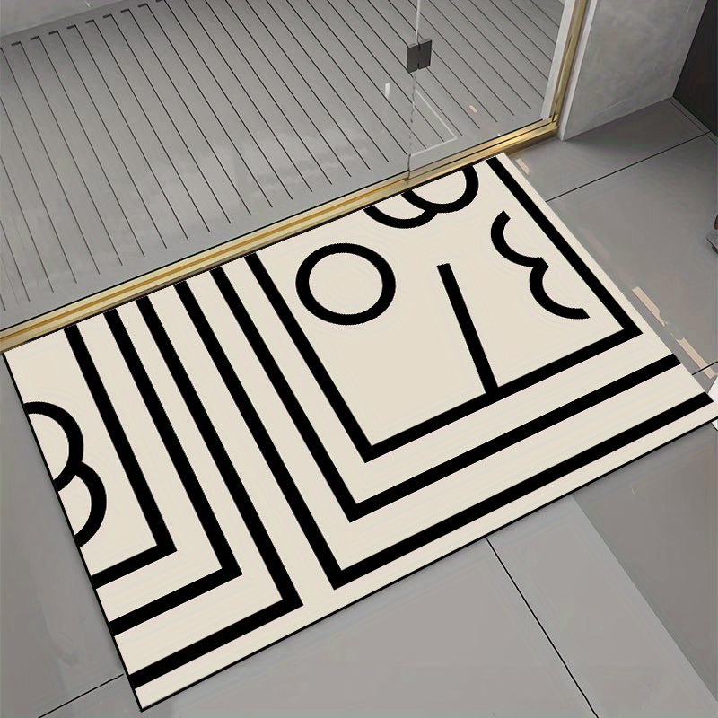 Super Absorbent Floor Mat For Bathroom Non Slip Diatomaceous - Temu