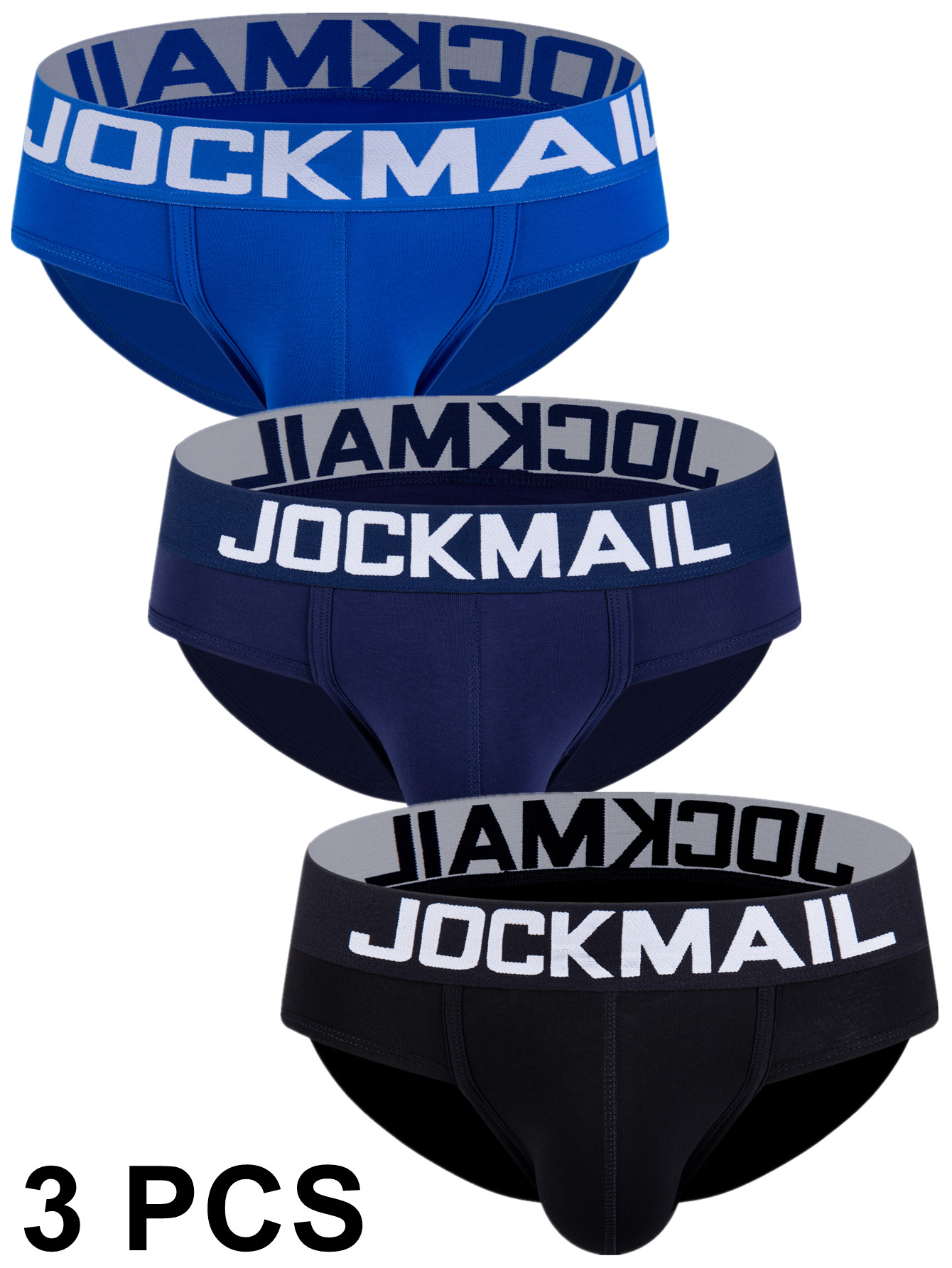 JOCKMAIL Men's Boxer Trunks Adjustable Cock Strap Bulge Pouch Cotton  Underwear