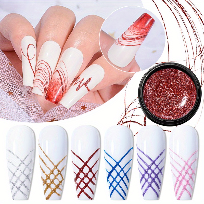 Nail Polish Colors Spider Line Nails Art Gel Polish Boxed UV Painting Gel  Nail Polish Spider Gel Lacquer Web Stickers Gel Dropship TSLM1 230921 From  Yujia07, $8.47 | DHgate.Com