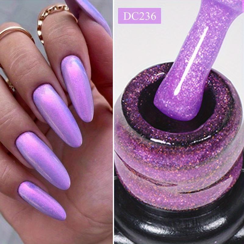 Glitter Rubber Base Gel Glitter Sequins Nail Polish Gel - Temu