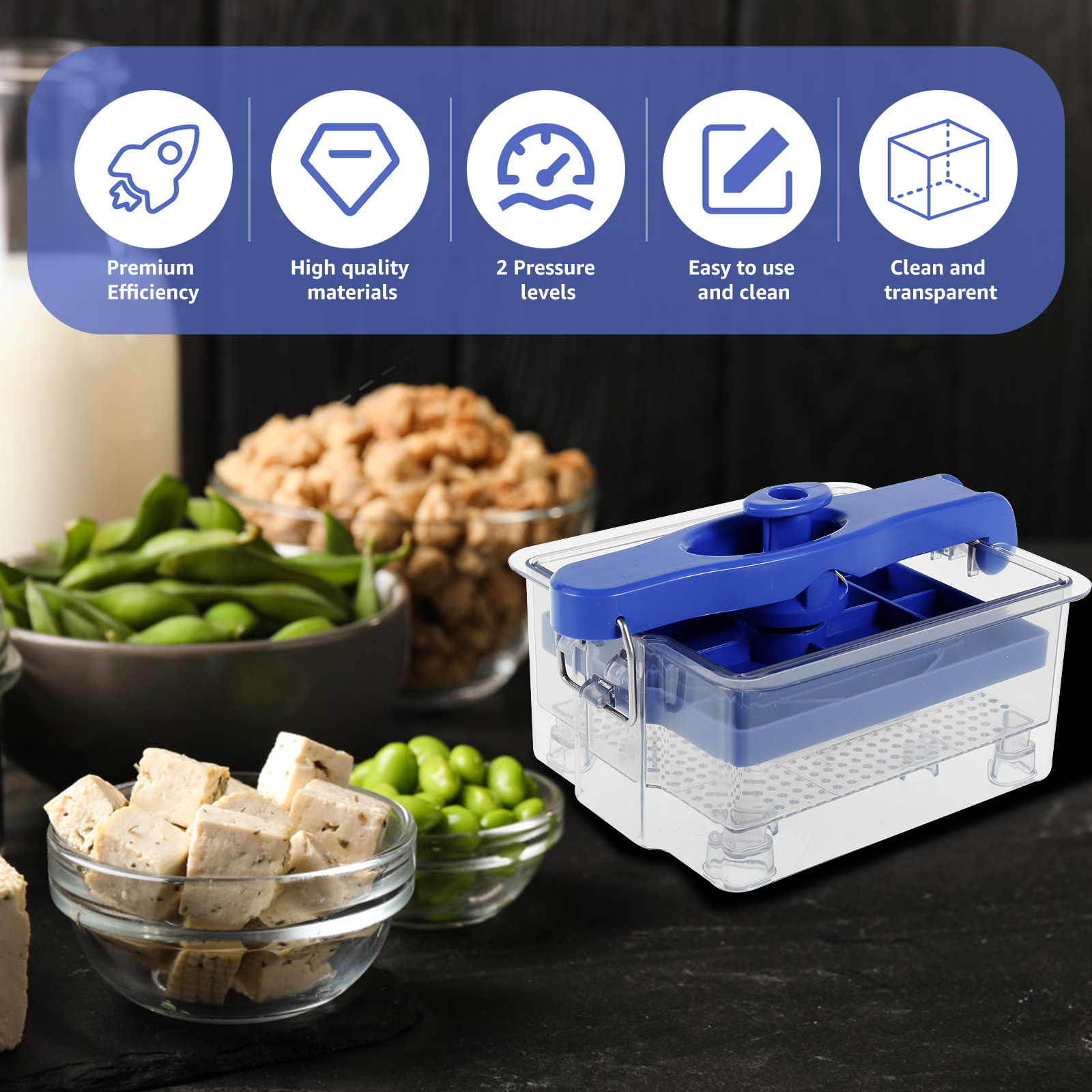 Kit Pressatura Tofu Efficace Produttore Tofu Macchina - Temu Italy