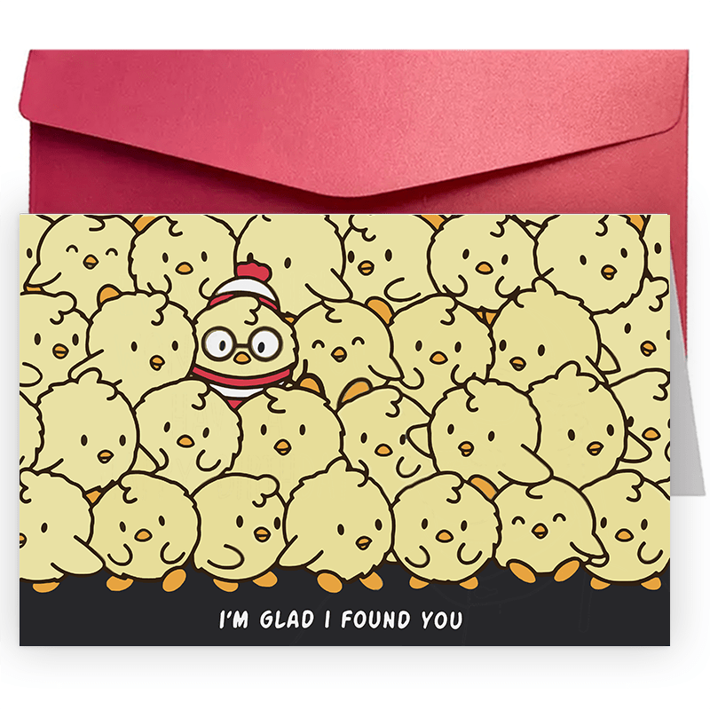 

Funny Love Card - I Found You - You Found Me - Cute Couple Card - Anniversary Card - Funny Dating Card - We Matched - Romance