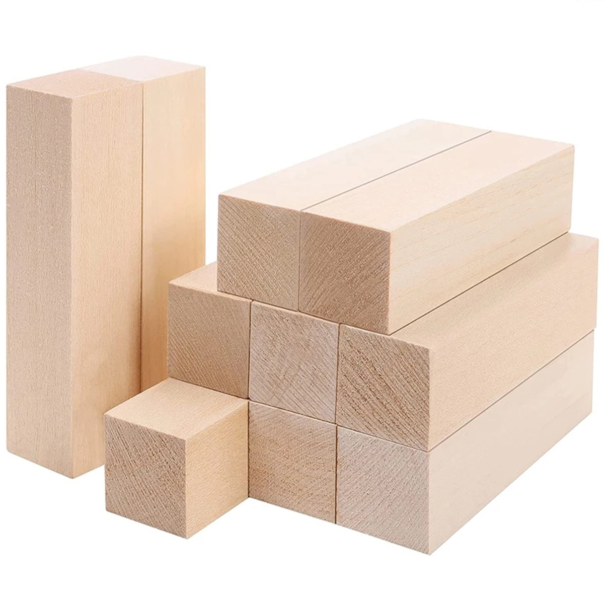 1pc Basswood Carving Blocks Kit Whittling Blanks Beginners Unfinished Wood  Whittling Blocks Carving Block Kit for
