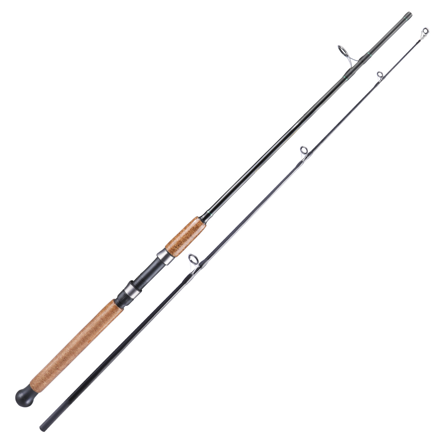 Sougayilang Fishing Rod, 180cm/5.91ft Strong & Durable Composite Graphite  And Glass Fiber Blanks, Fishing Pole With Cork Handle, MH Power Spinning Rod