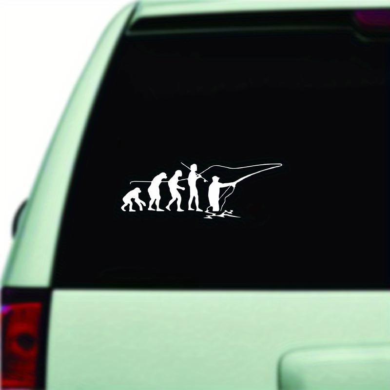 Evolution OF FLY FISHING Fashion Vinyl Decals Car Stickers For Truck Van  SUV Motorcycle, Accessories Removable Vinyl Decals