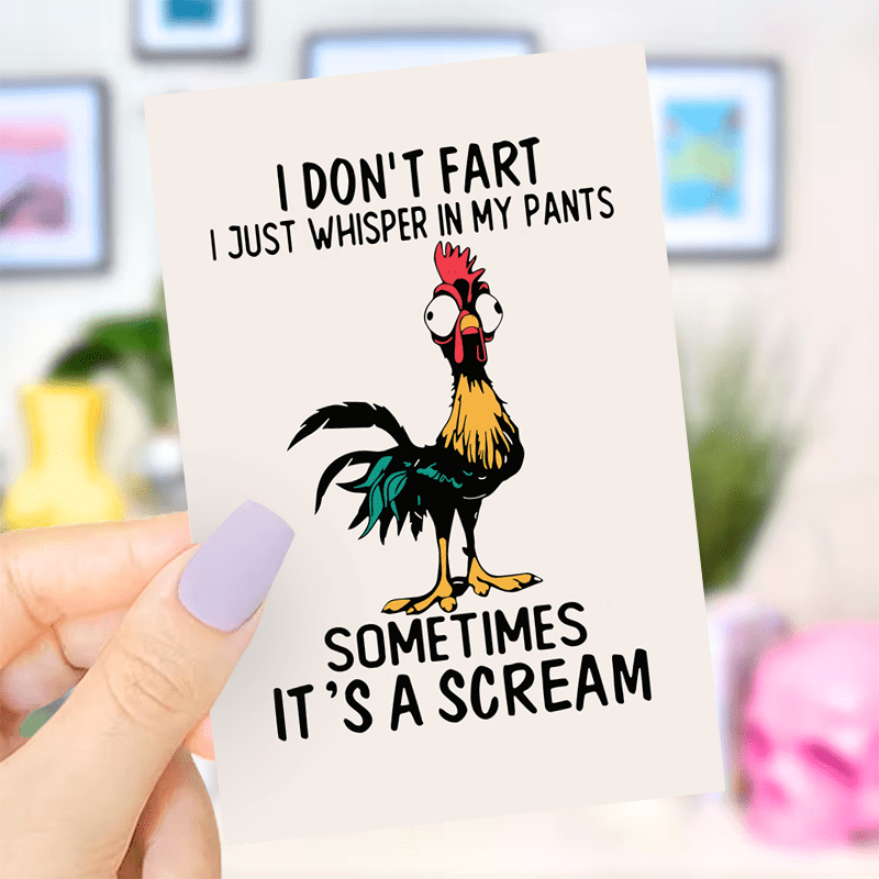 Farty Pants Greetings Card