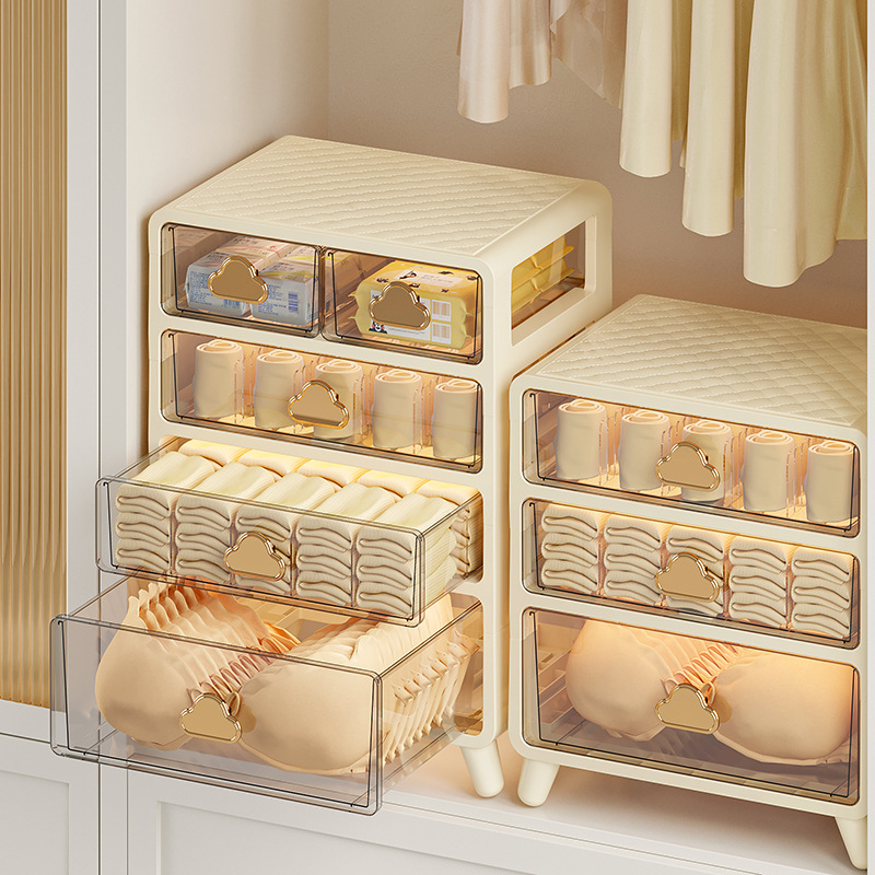 Drawer Organizer For Underwear - 6 Compartments - Orange - White - 3 Colors  from Apollo Box