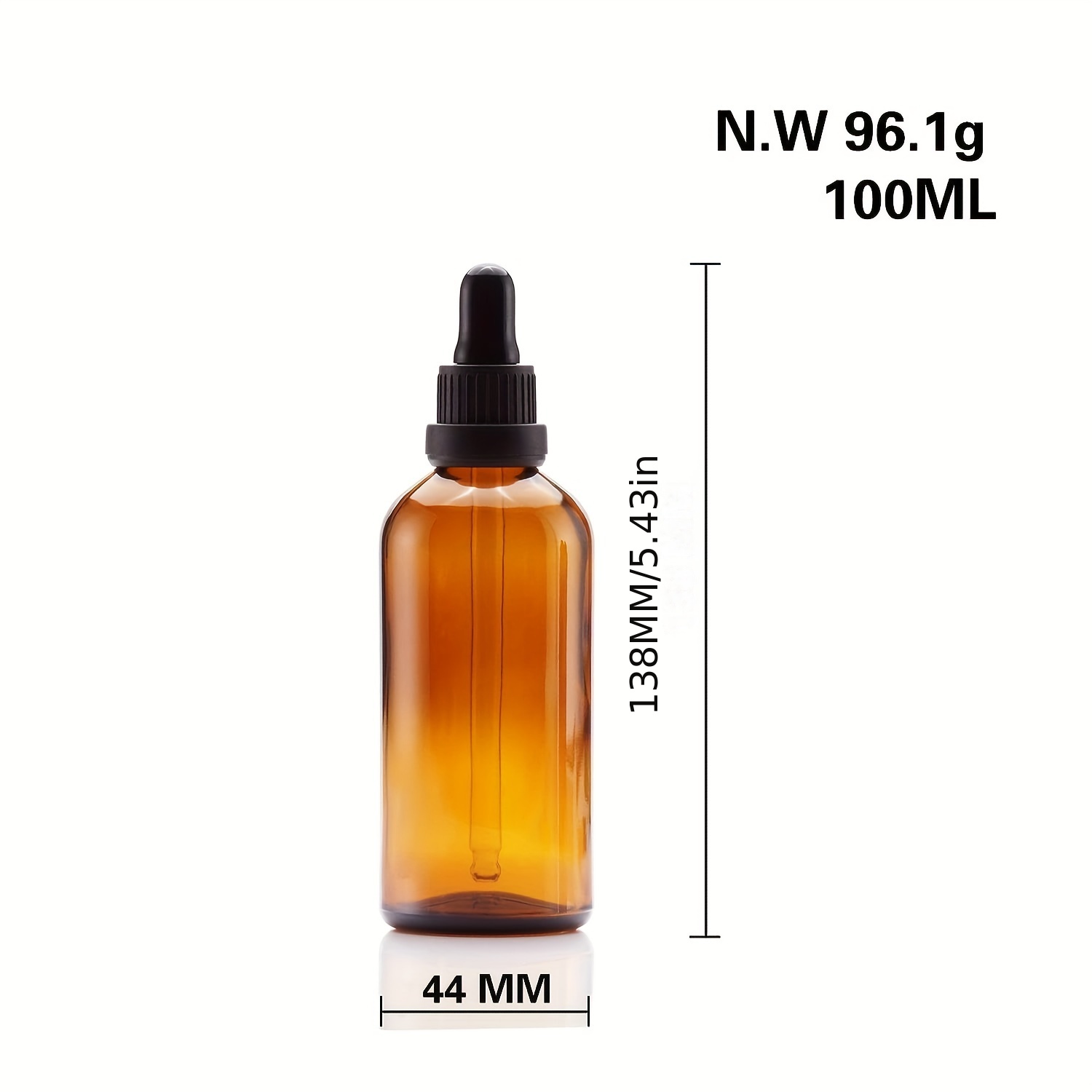 15ml Amber Glass Dropper Bottles - Rapid Labs