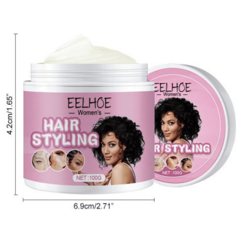 Hair Wax Cream Edge Control Smooth Hold Styling Braiding Gel Tames