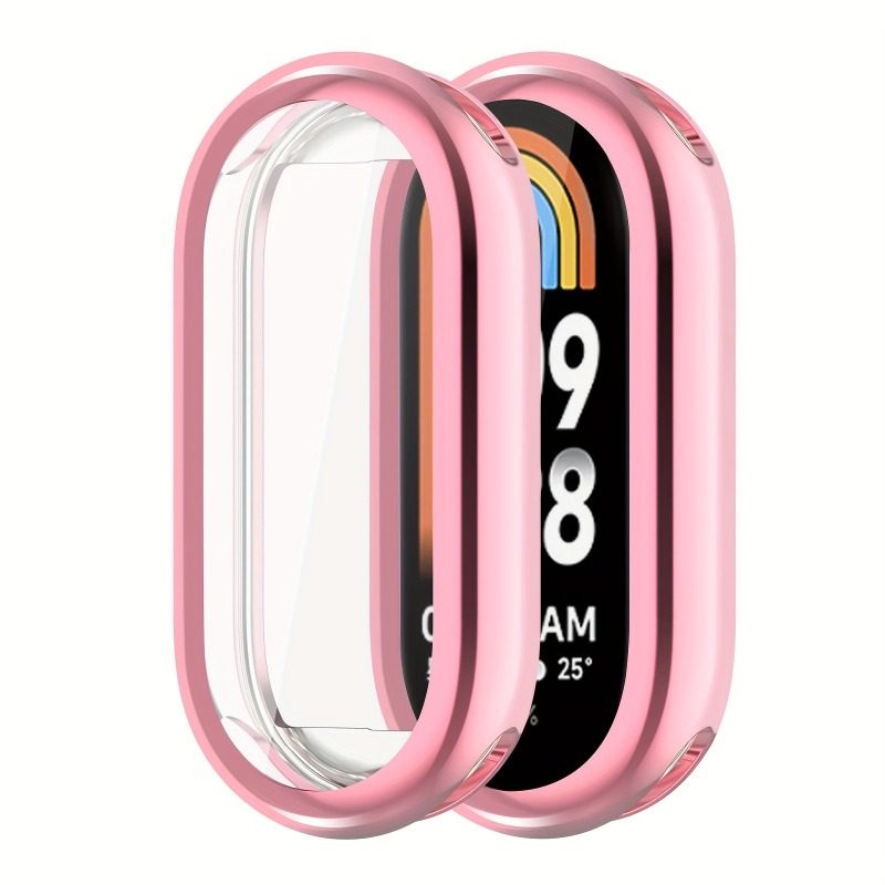 Soft Tpu Case Compatible Xiaomi Mi Band 8 Screen Protector - Temu