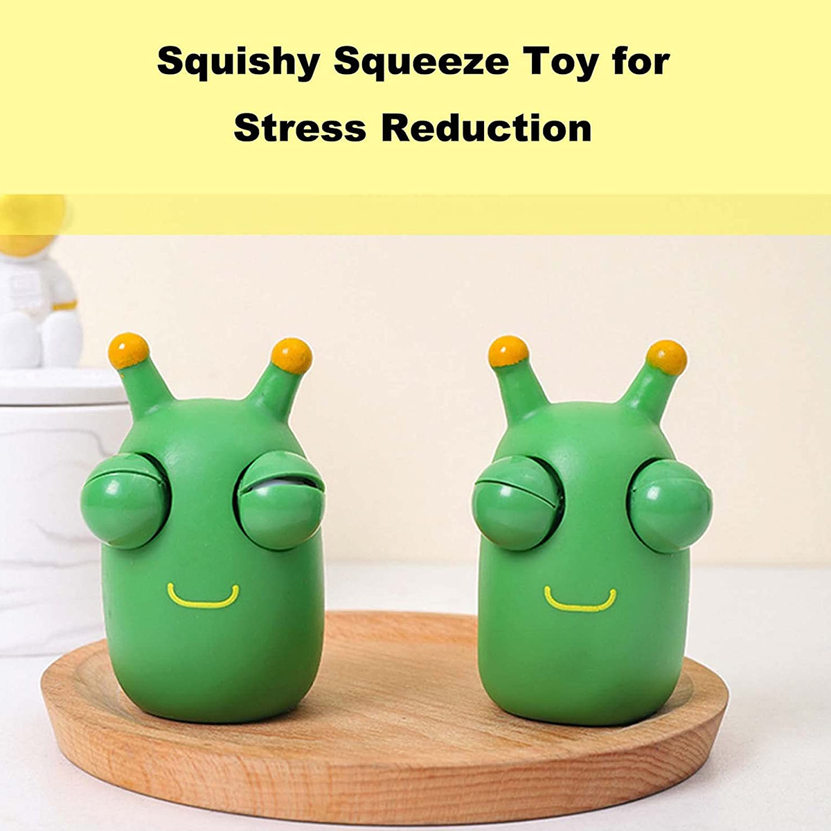 Jouet Anti Stress Spongieux Au Bureau, 6 Pcs Jouet à Presser Spongieux,  Jouet De Pincement De Ver d'Herbe Drôle, Jouets Anti-Stress, Jouet à Presser  Sensoriel Qui Soulage Le Stress et l'Anxiété (6PCS) 