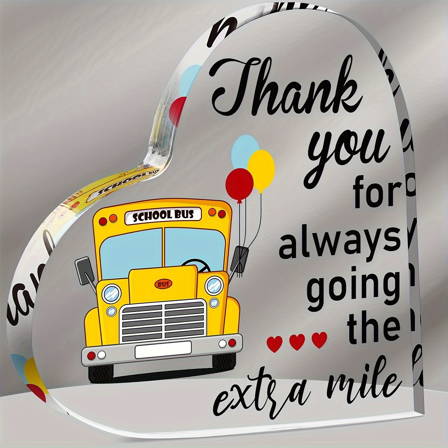 Thank You Gifts For School Bus Drivers Car Hanging - Temu