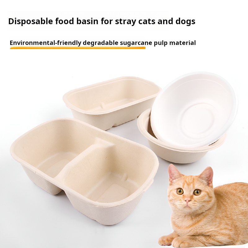 Portable Cardboard Dog Bowl Durable Dual Use Dog Food Bowl Temu