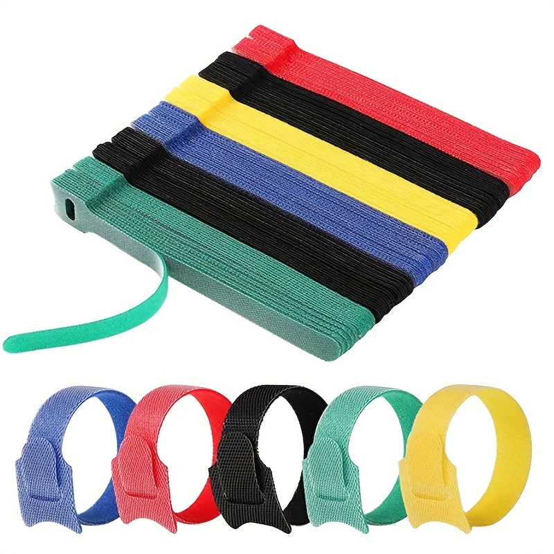 Elastic Nylon Cable Ties Live Buckle Design Reuse Easy To - Temu