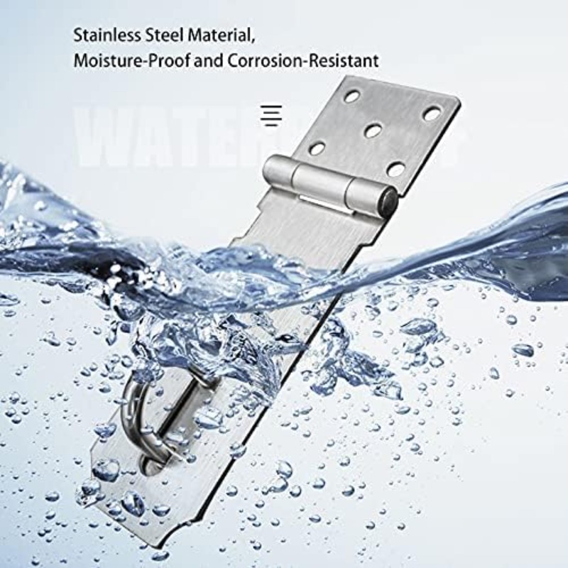 Door Lock Latch Stainless Steel Safety Lock Latch Clasp Hasp Temu New