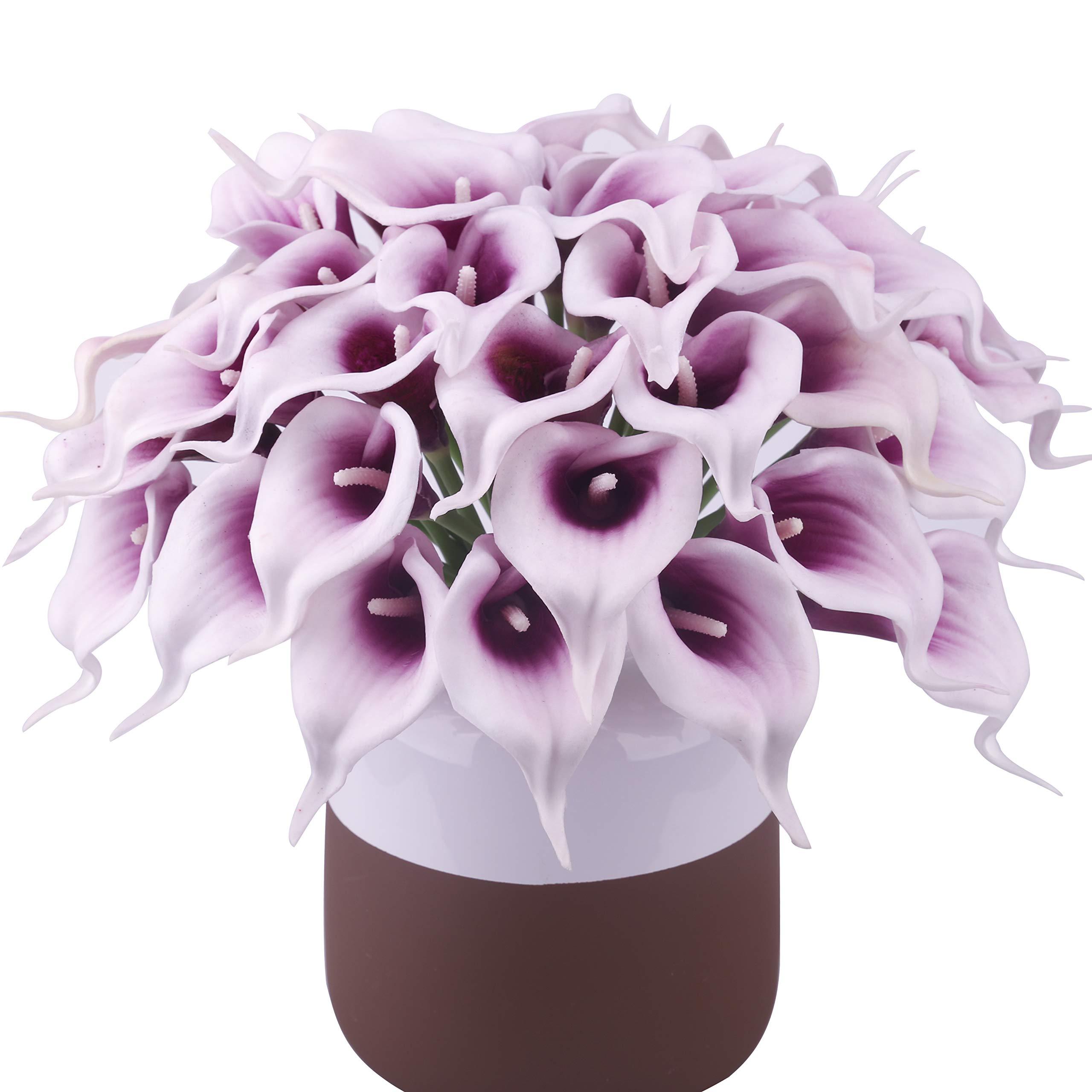 

16pcs Artificial Calla Lily Flowers, 13.5" Fake Flower For Diy Bridal Wedding Bouquet Centerpieces Home Decor, Home Kitchen & Wedding Decor