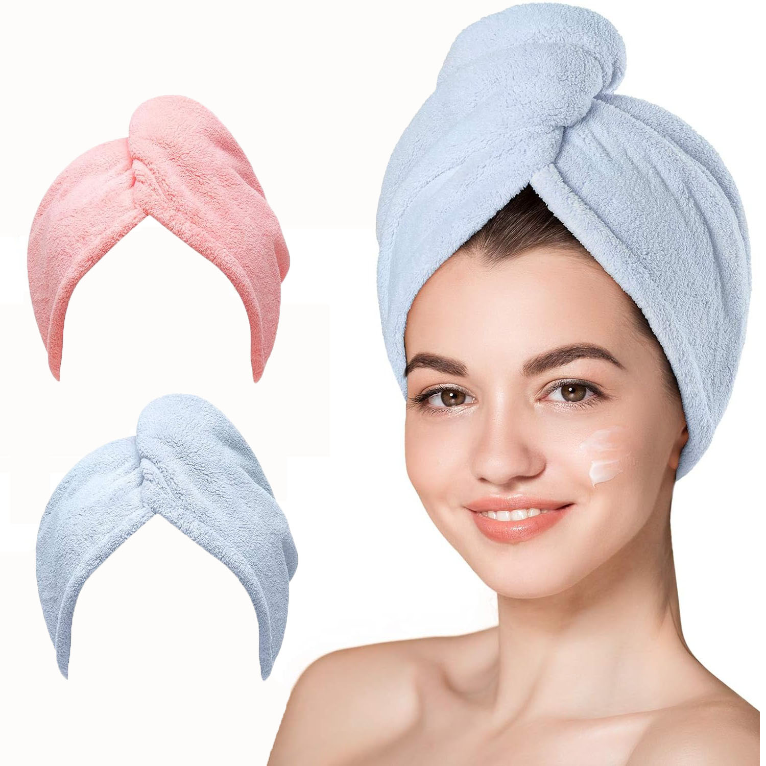 Curly best sale hair turban